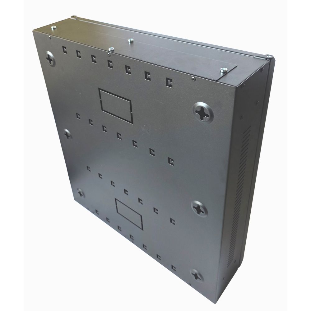 2U 19" Low Profile Vertical Mount - Wall Mount Network / Server Cabinet 600mm Deep
