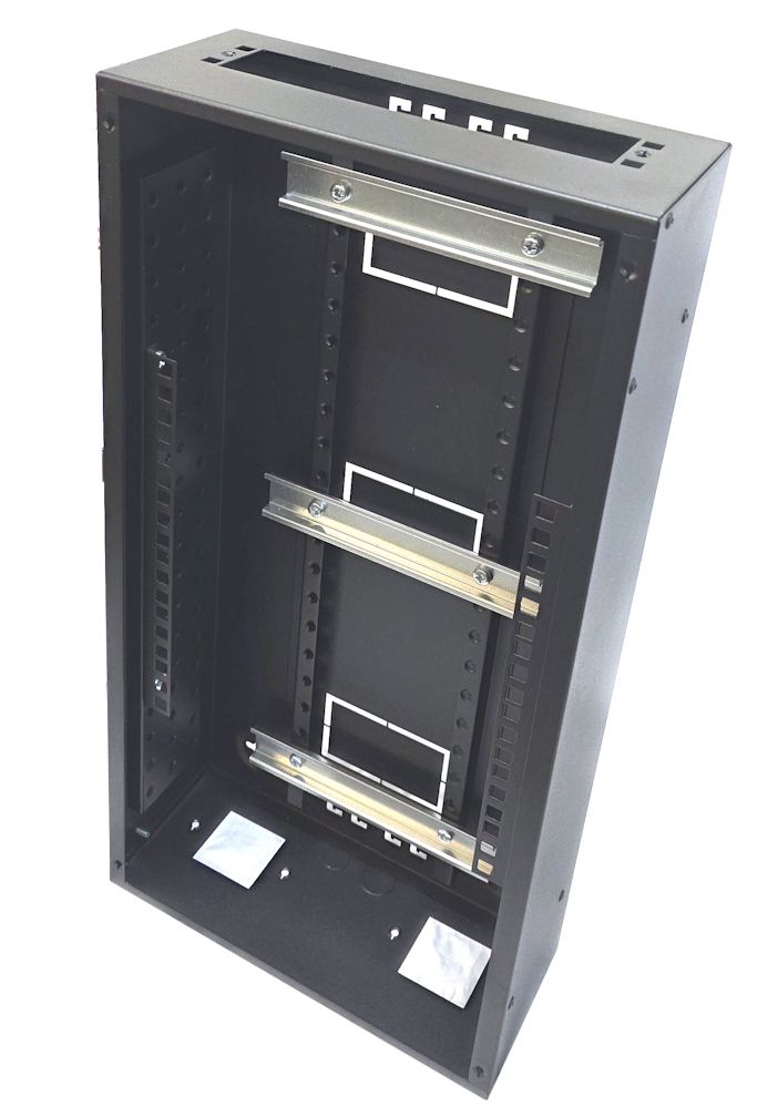 SOHO Universal 6u 10 inch Mounting or DIN Mounting Universal 600 Style Cab - Black