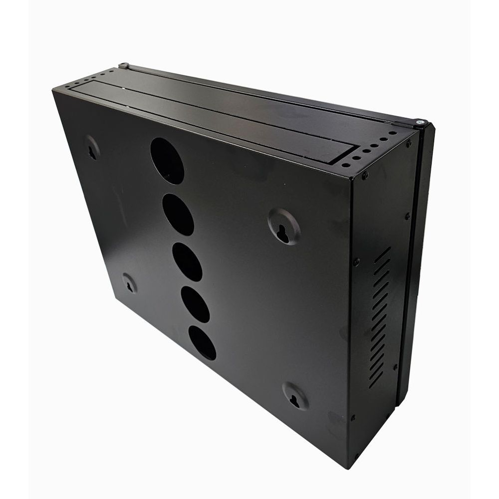 2U 19" Low Profile Vertical Mount - Wall Mount Network / Server Cabinet 400mm Deep