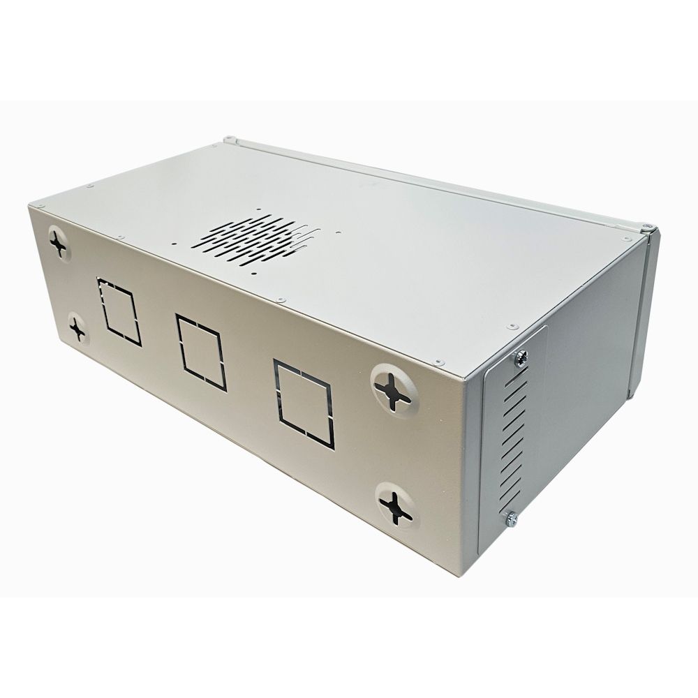 3U 19 inch Small Data Rack / Desktop / Patching Network Cabinet 300mm Deep - Grey