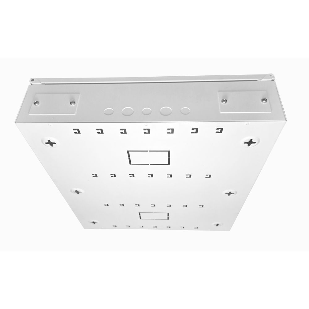 2U 19" Adjustable Low Profile Vertical Mount - Wall Mount Network / Server Cabinet 600mm Deep - White