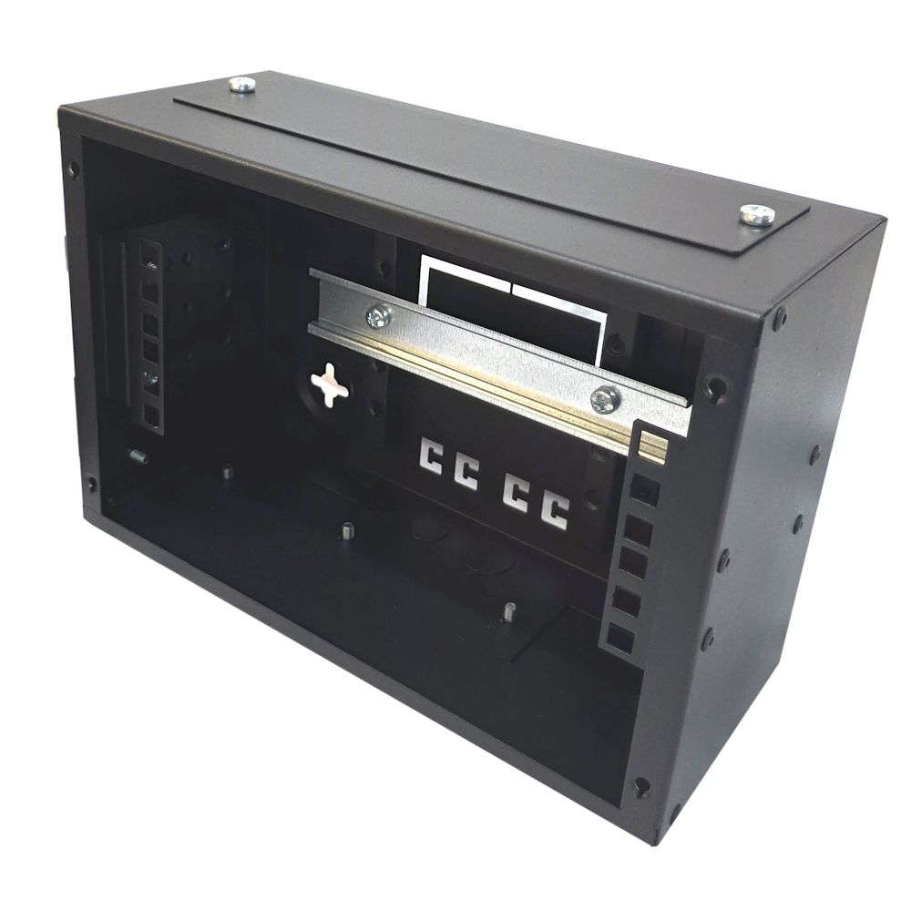 SOHO Universal 2u 10 inch Mounting or DIN Mounting Universal 200 Style Cab - Black