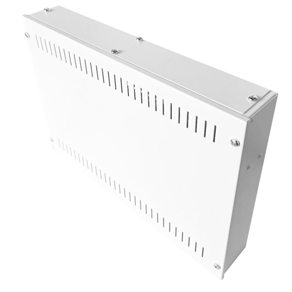 1U 19 inch Vertical Wall Mount Network Enclosure-Cabinet, White