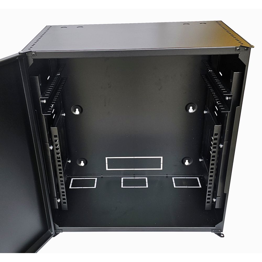 6U 19" Low Profile Vertical Mount - Wall Mount Network / Server  Cabinet 600mm Deep