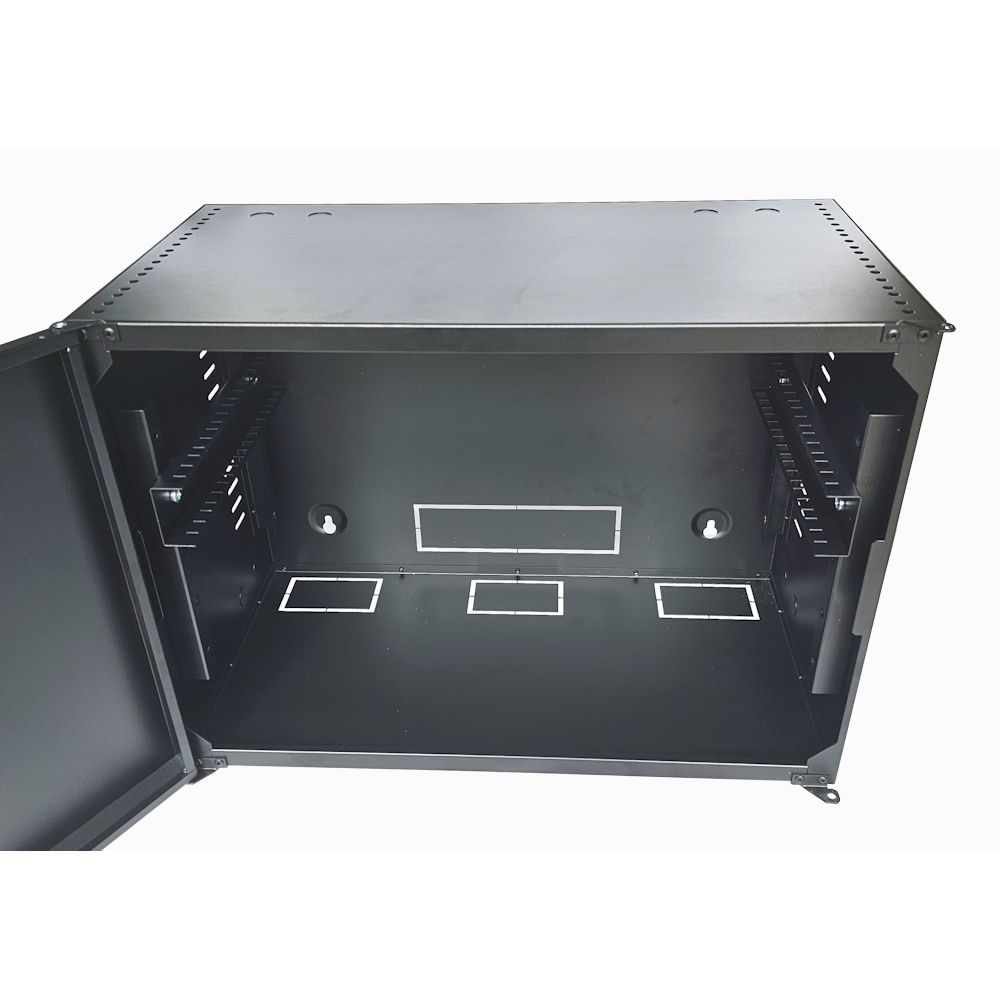 6U 19" Low Profile Vertical Mount - Wall Mount Network / Server  Cabinet 400mm Deep