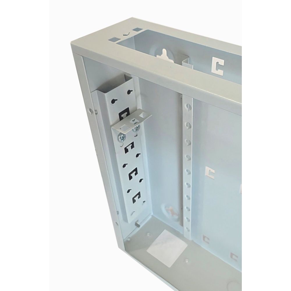 Universal 350 Style Cab - 2 way DIN  (2x 22 Module Dins) / 1u Wall Cabinet-350 Style - Grey