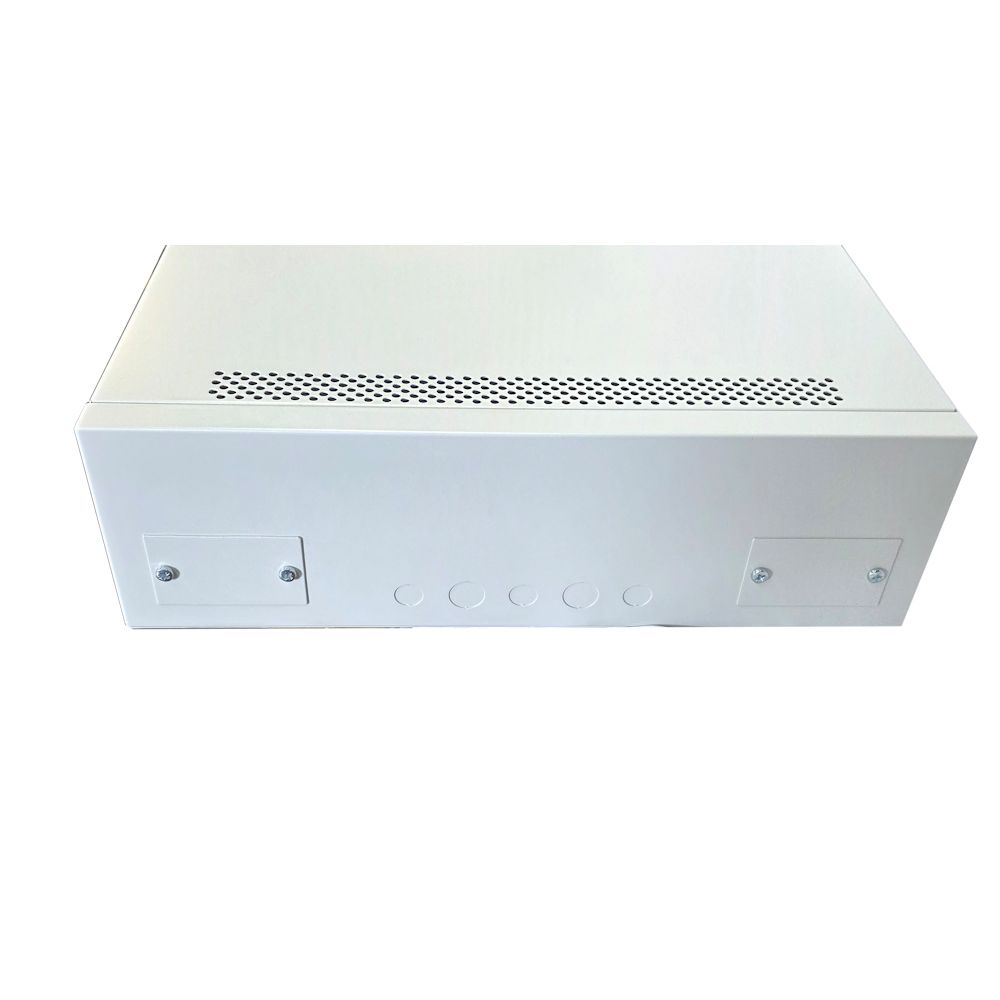 2u 19 inch or DIN Adjustable Vertical Mount / 3x 22 Way Module Dins Universal Wall Mount Enclosure-Wall Box-Cabinet - 1000 Style - Grey