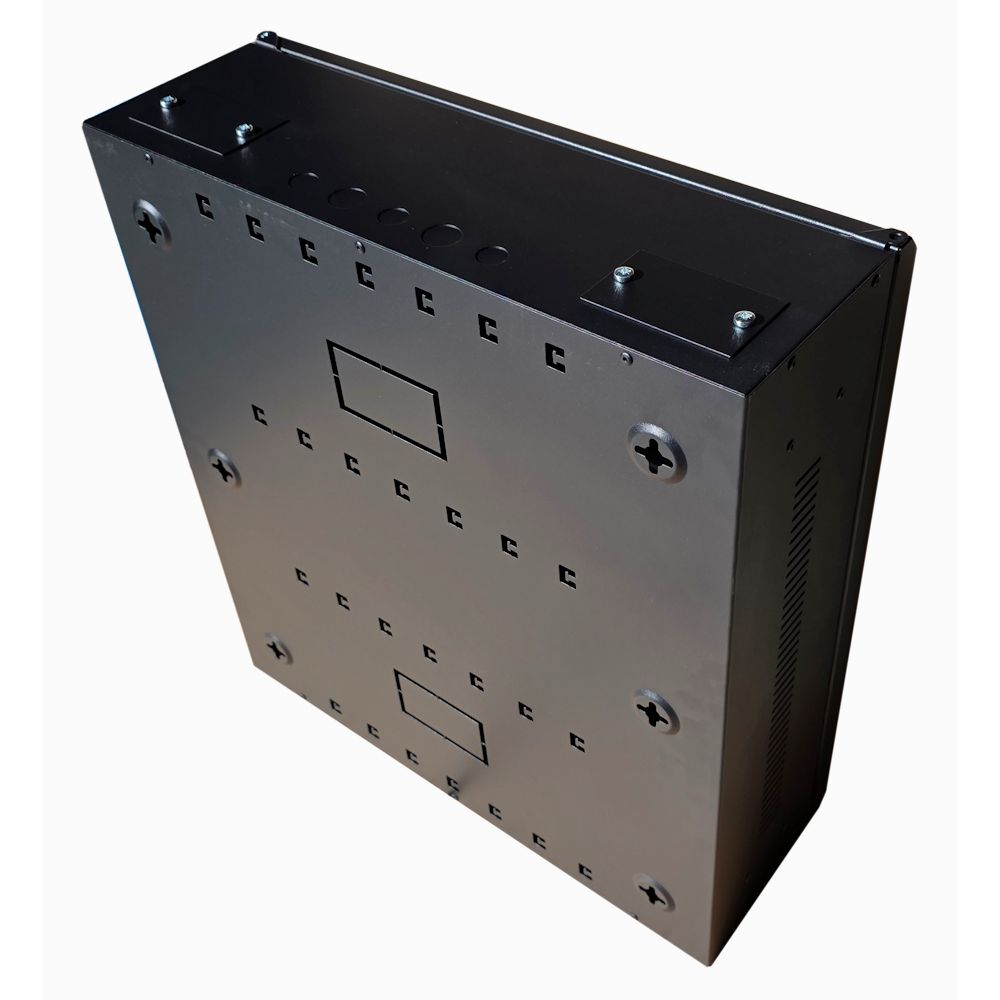 3U 19" Adjustable Low Profile Vertical Mount - Wall Mount Network / Server Cabinet - 600mm Deep