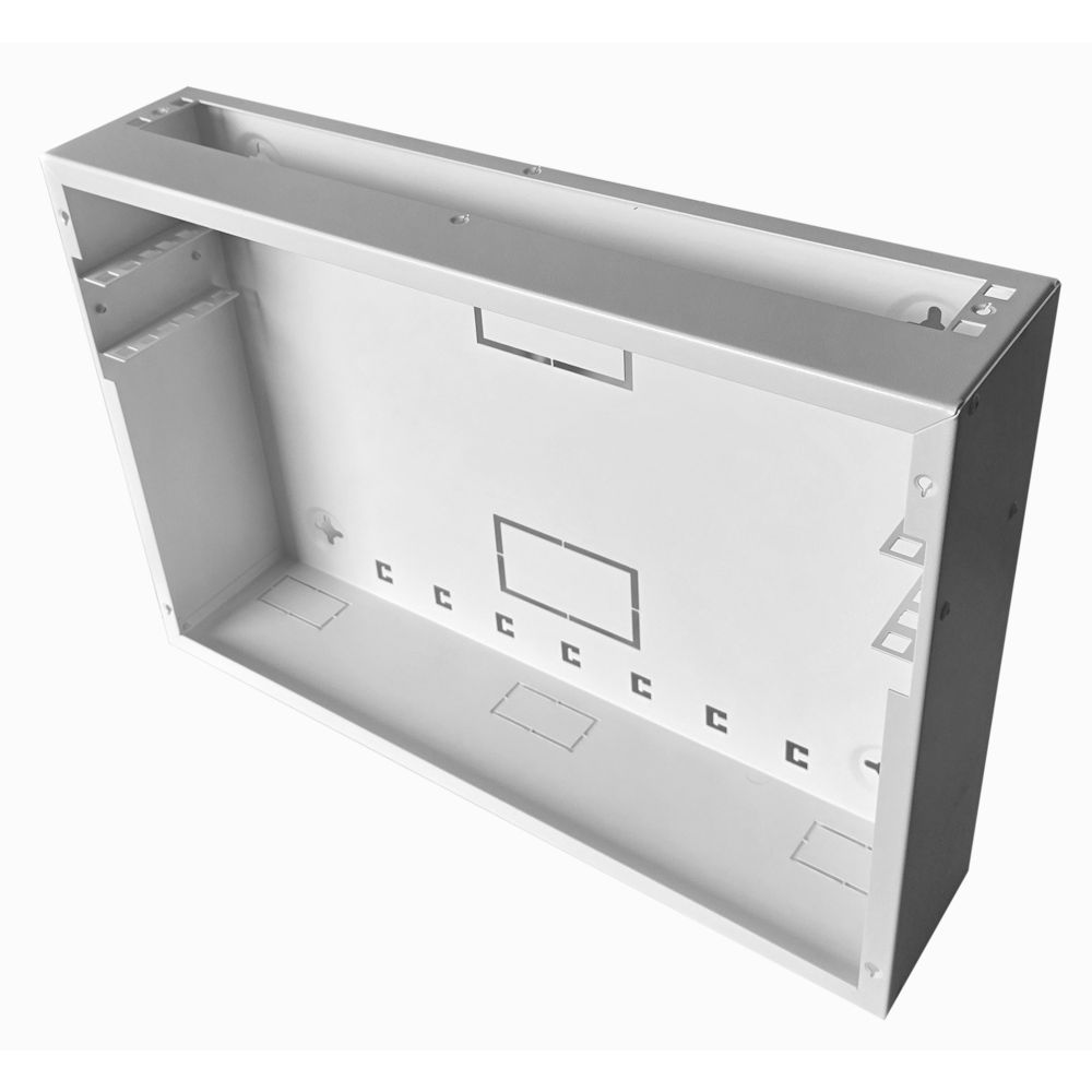 2U 19 inch Vertical Wall Mount Network Enclosure-Cabinet, Grey