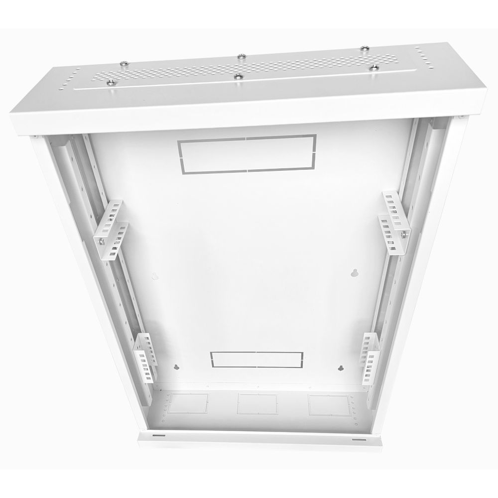 2u 19 inch Internal Rails to suit 2u 800 Style Cabinets-White-Set of 2